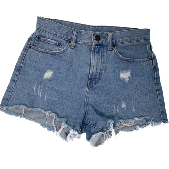 NWOT BDG Urban Outfitters Brand Blue Denim Jean Girlfriend Summer Style Shorts - Picture 4 of 10